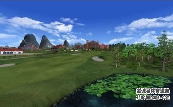 模拟高尔夫球场