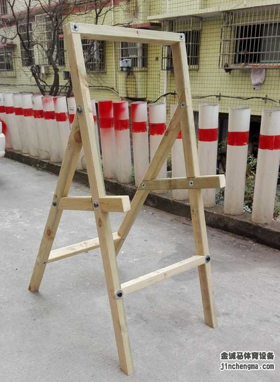 固定靶实木靶架