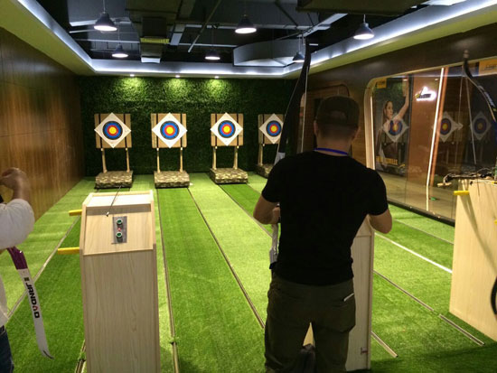 室内移动靶射箭馆