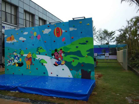 儿童攀岩墙工程