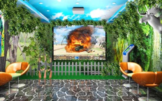 激光模拟射击工程装修图