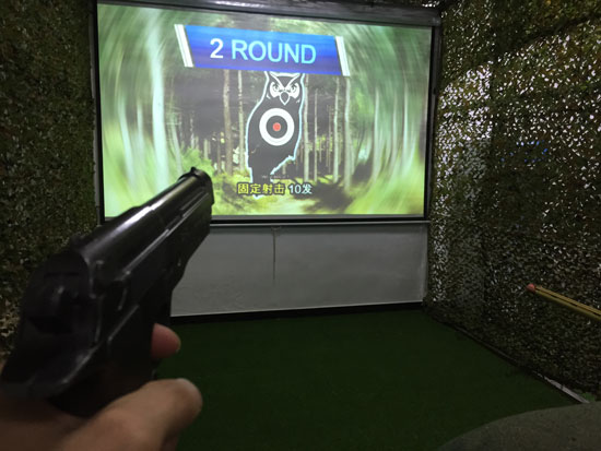 实感模拟射击气动枪